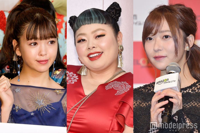 藤田ニコル、渡辺直美、指原莉乃 (C)モデルプレス