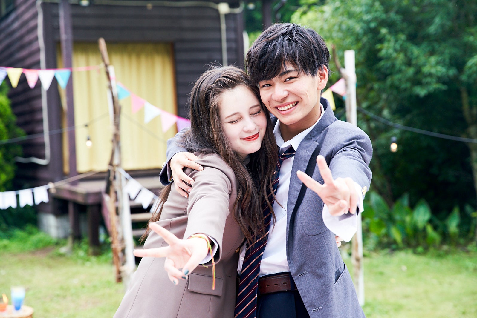 アンネ、まさひろ（芥川将弘）「恋する◆週末ホームステイ 2020夏」（C）ABEMA