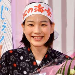 「あまちゃん」クランクアップ取材会に出席した能年玲奈