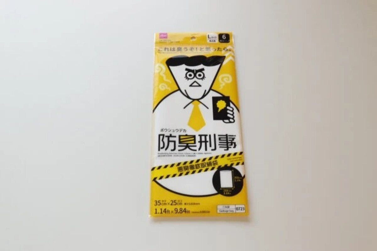 ダイソー 防臭刑事(35×25cm、6枚) パッケージ ダイソー 防臭刑事(35×25cm、6枚) パッケージ