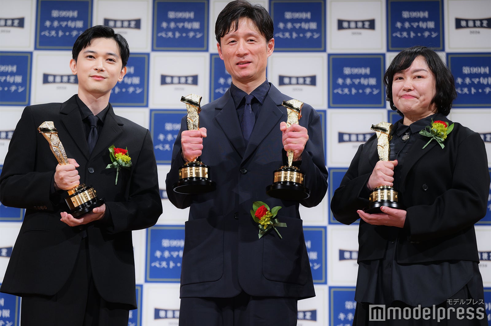 吉沢亮、李相日監督、奥寺佐渡子氏（C）モデルプレス