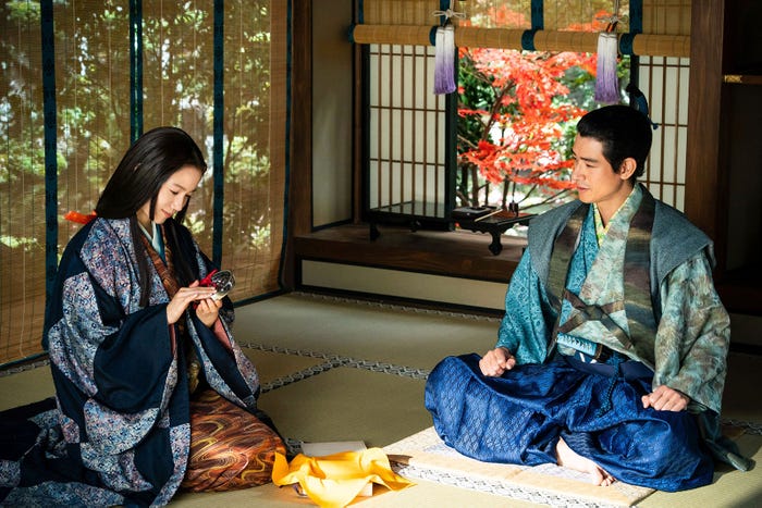 宮﨑あおい、中島歩「豊臣兄弟!」第11話(C)NHK