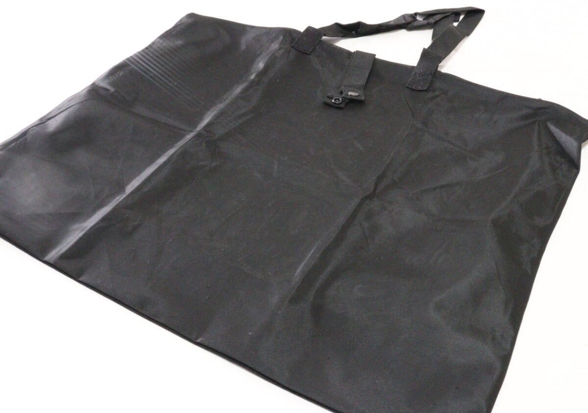 珍しい大きめサイズで使いやすさアップ！旅行に便利な100均黒バッグ