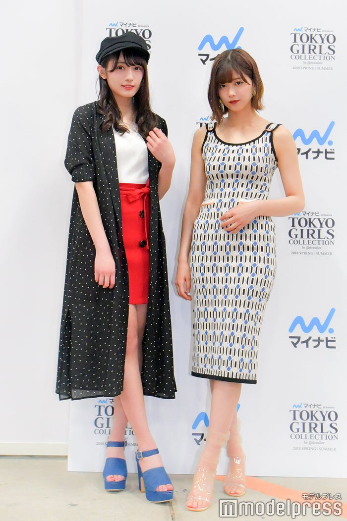 渡辺梨加&渡邉理佐(C)モデルプレス