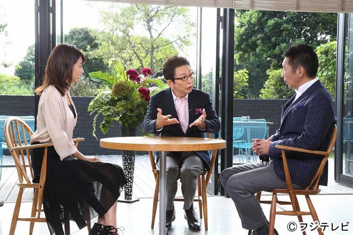 (左から)加藤綾子、古舘伊知郎、宮根誠司(C)フジテレビ