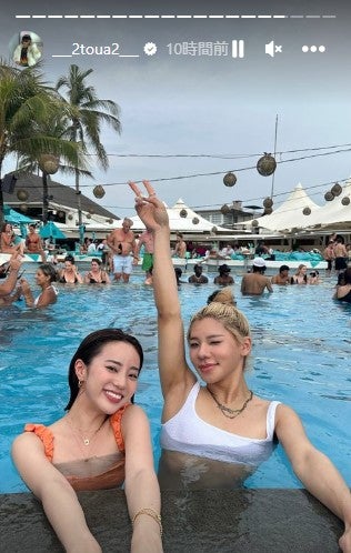 中町綾、とうあ／とうあInstagramストーリーズより