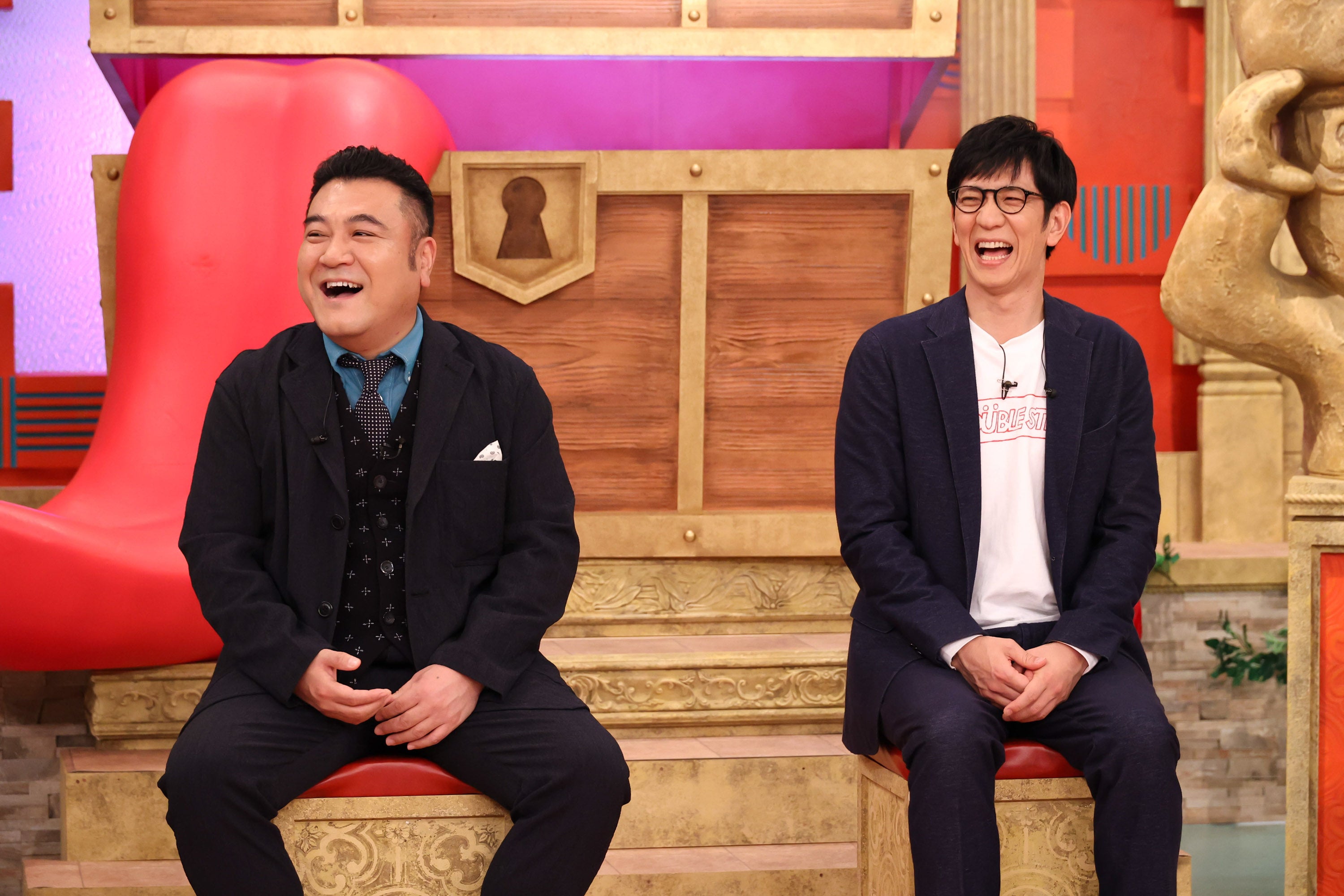 山崎弘也、柴田英嗣（C）カンテレ