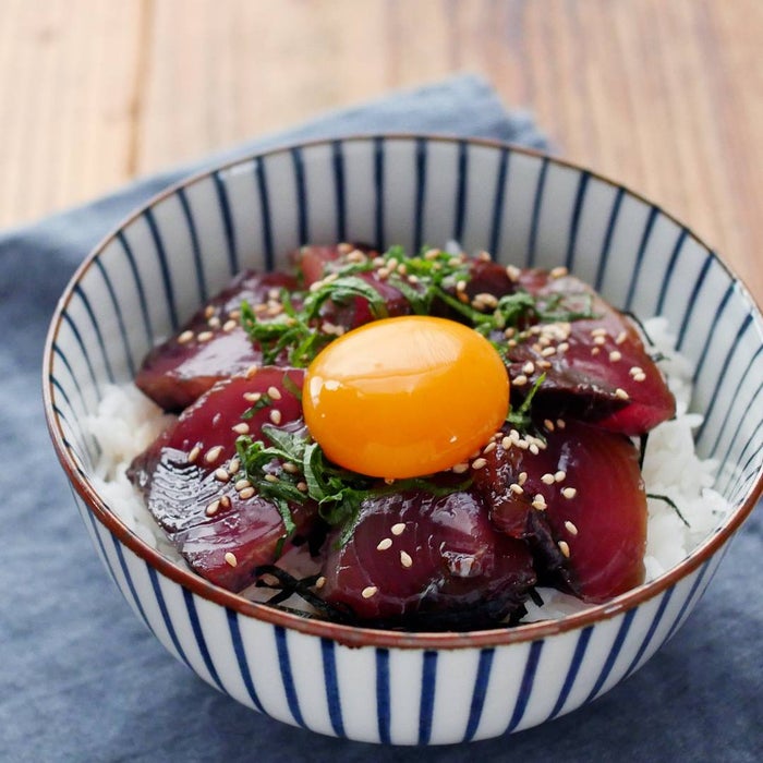漬け込むだけで絶品 かつおの漬け丼 モデルプレス