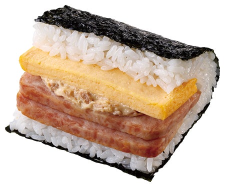 盛りすぎ！具！おにぎり　ポーク玉子（シーチキン(R
)マヨネーズ）税込322円／提供画像