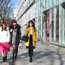 表参道/モデル:森下まい、野村日香理、越馬千春(C)モデルプレス