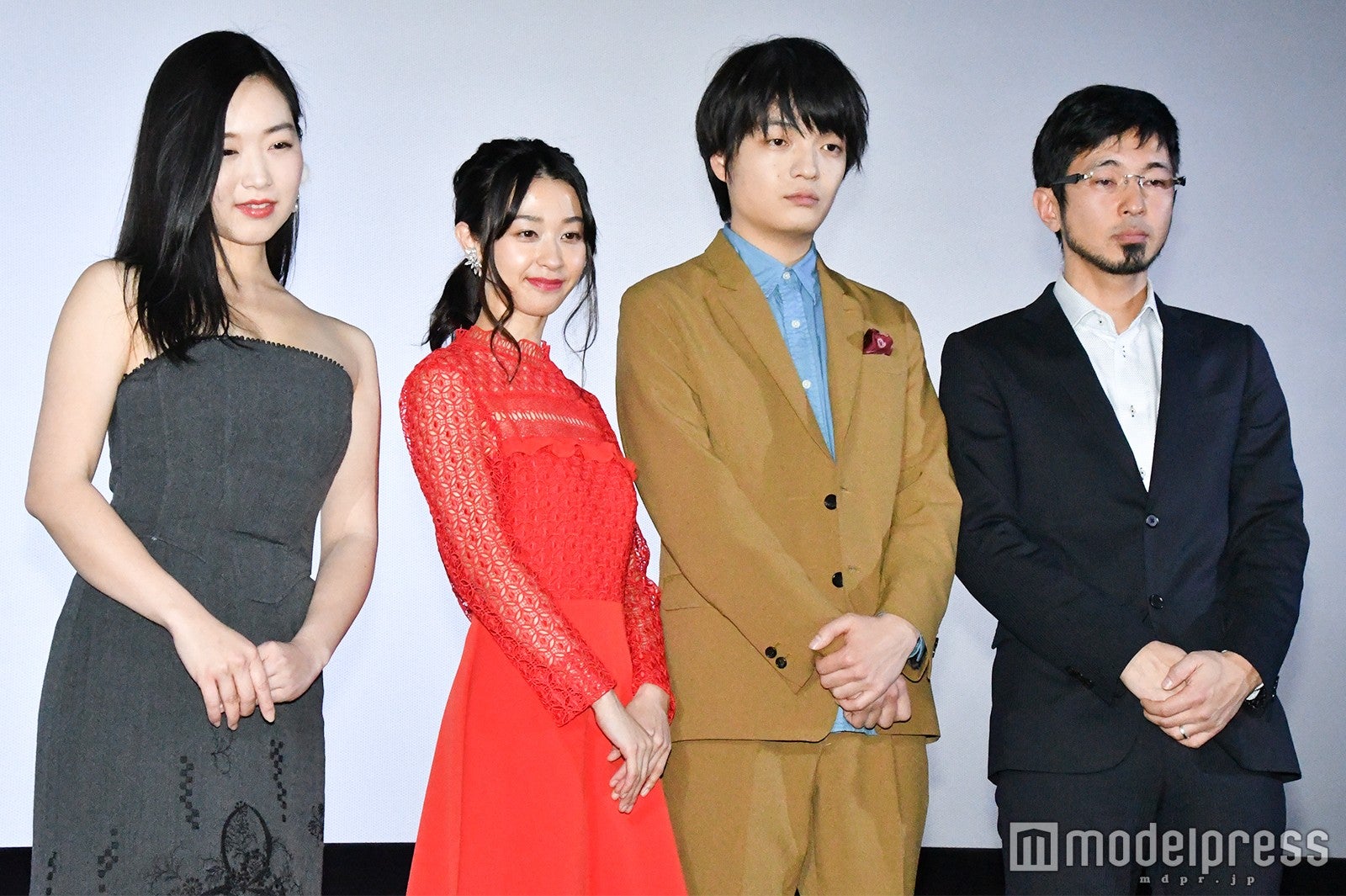 （左から）佐々木心音、瀬戸さおり、岡山天音、吉田浩太監督 （C）モデルプレス