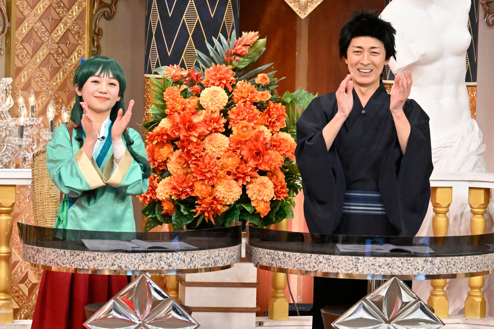 浦野モモアナウンサー、矢部浩之（C）日本テレビ