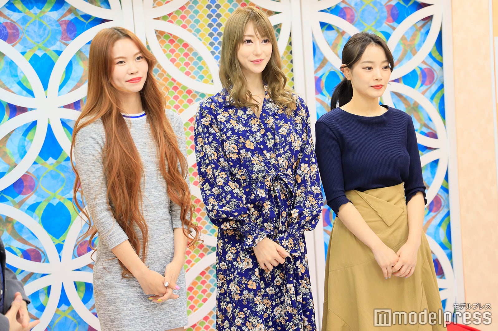 長谷川佳奈、松山英礼奈、青科まき （C）モデルプレス