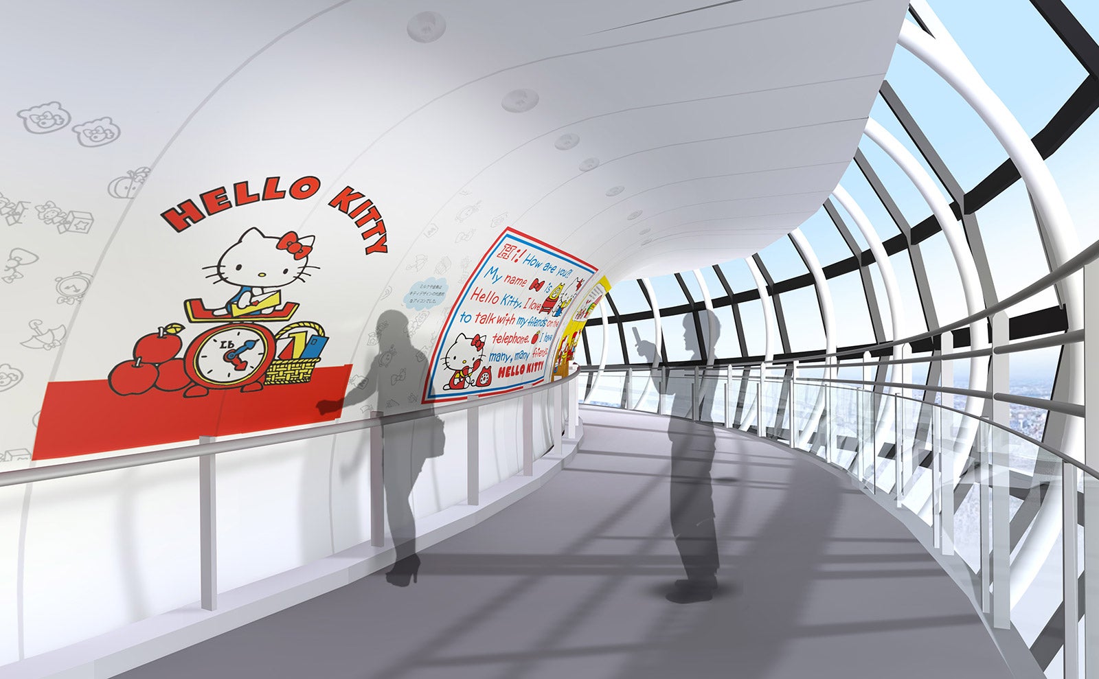 東京スカイツリーでハローキティ誕生45周年コラボイベント 限定カフェ