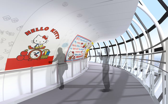 ハローキティヒストリー※イメージ（C）’76,’79,’82,’85,’88,’89,’90,’93,’96,’01,’19 SANRIO CO.,LTD.（C）TOKYO-SKYTREE