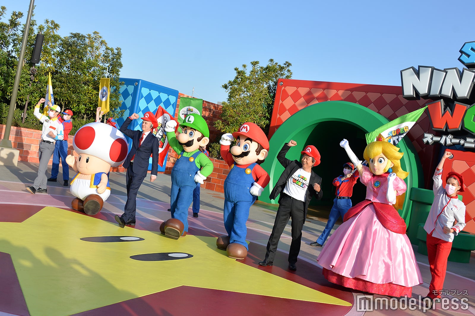 「スーパー・ニンテンドー・ワールド」グランドオープン・セレモニーの様子（C）モデルプレス