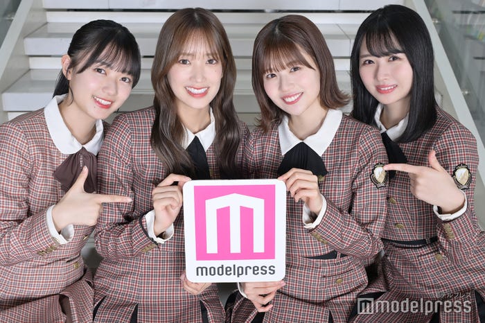 平尾帆夏、佐々木久美、松田好花、上村ひなの(C)モデルプレス