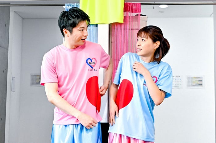 田中圭、上野樹里/「持続可能な恋ですか?~父と娘の結婚行進曲~」第4話より(C)TBS