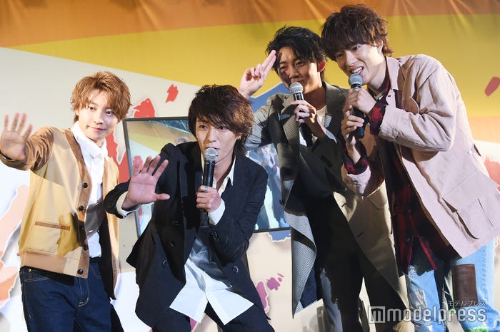 阿部顕嵐、森田美勇人、長妻怜央、真田佑馬 (C)モデルプレス