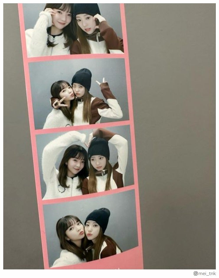 中町綾＆田中芽衣、韓国プリクラ“人生4カット”2ショット公開に「可愛すぎる」の声