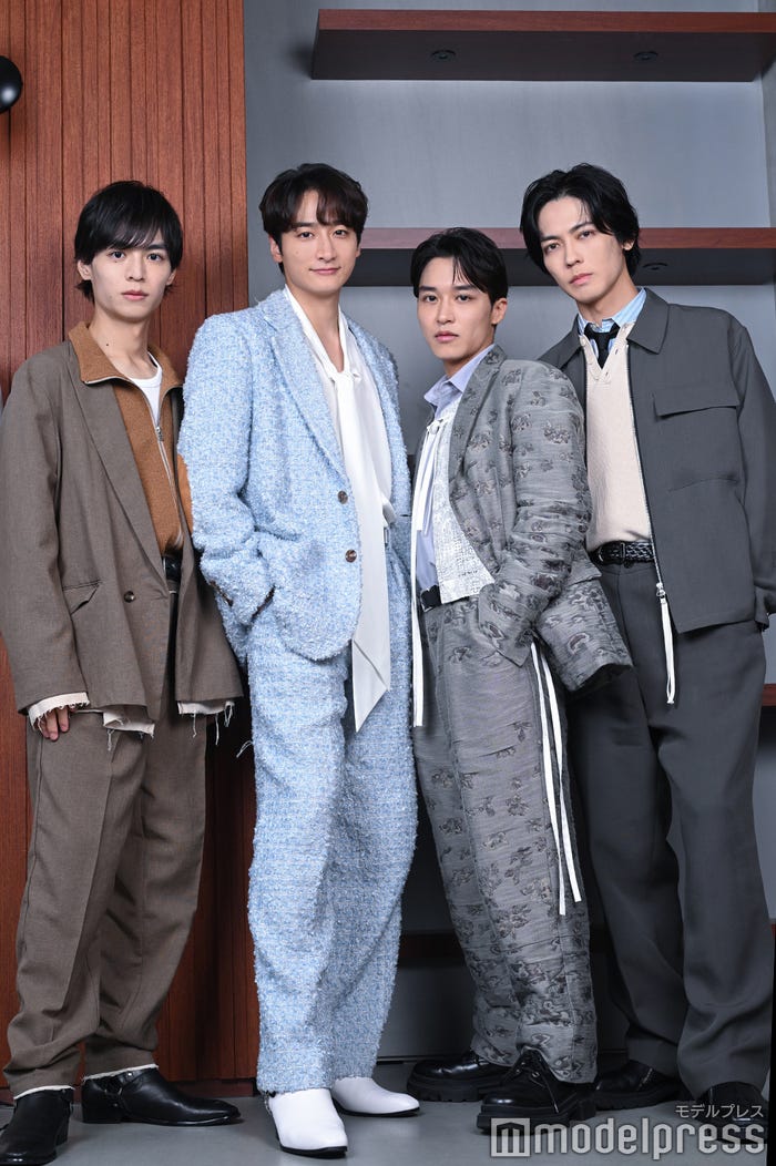 溝口琢矢、小関裕太、松岡広大、猪塚健太(C)モデルプレス