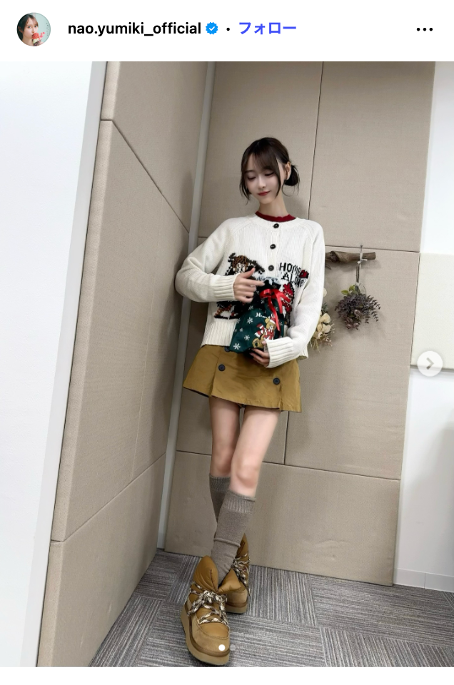 弓木奈於Instagramより