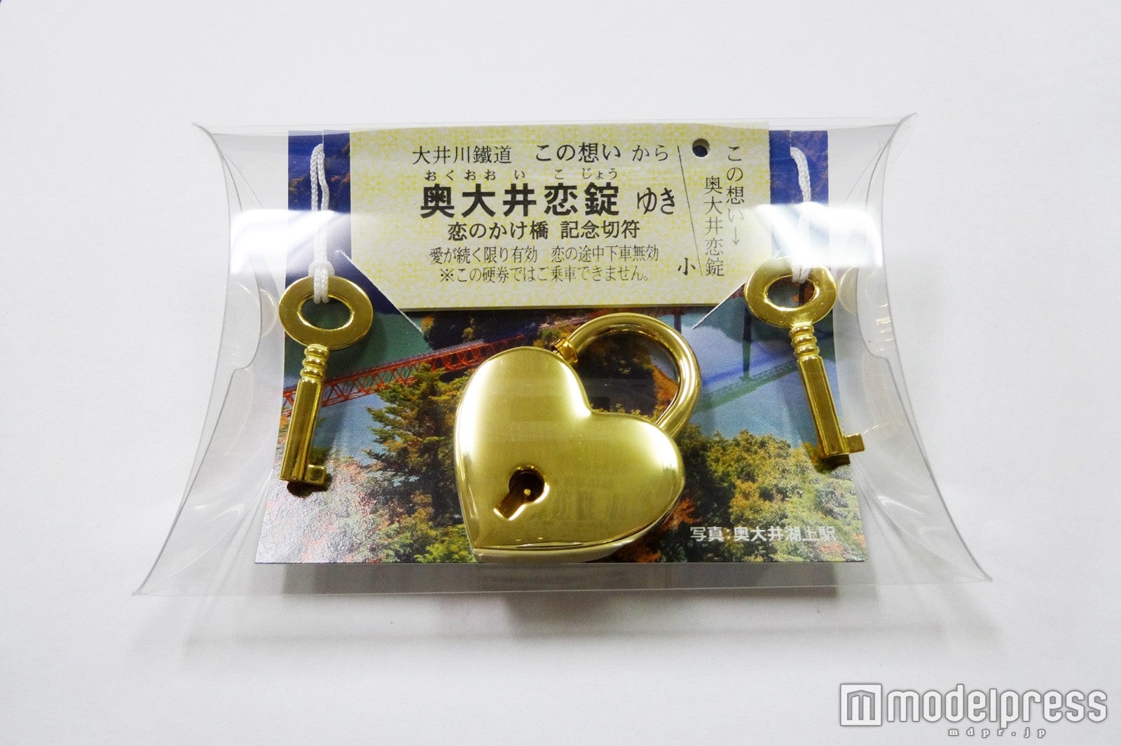 愛の恋錠950円（消費税含む）／画像提供：大井川鐵道