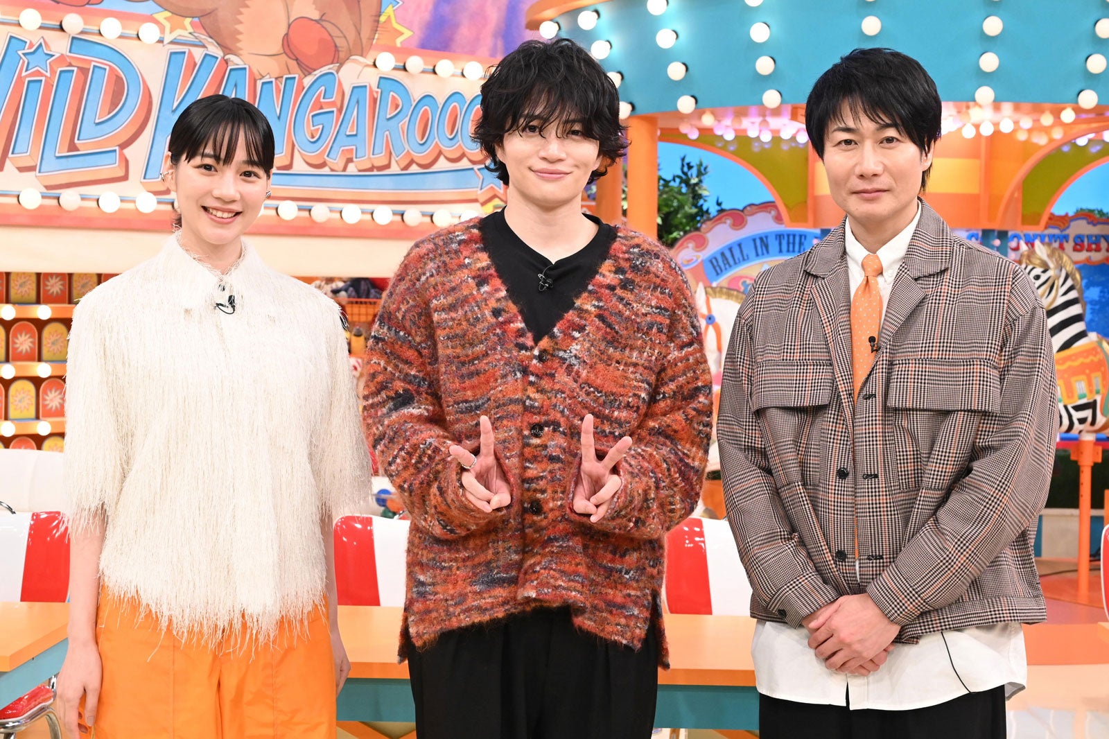 のん、菊池風磨、戸次重幸（C）日本テレビ