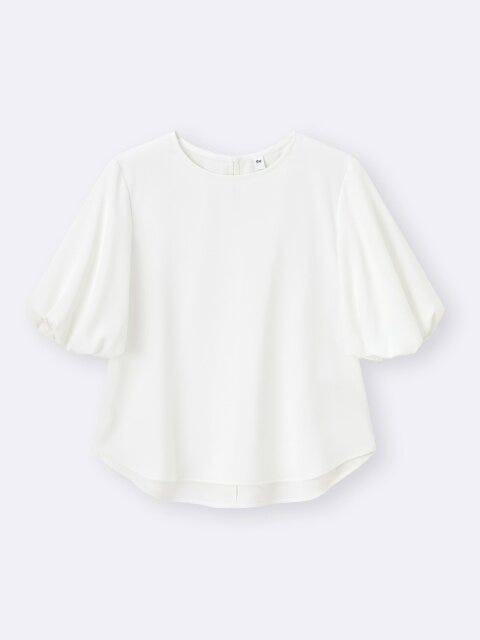 GU バブルスリーブブラウス GUのバブルスリーブブラウス