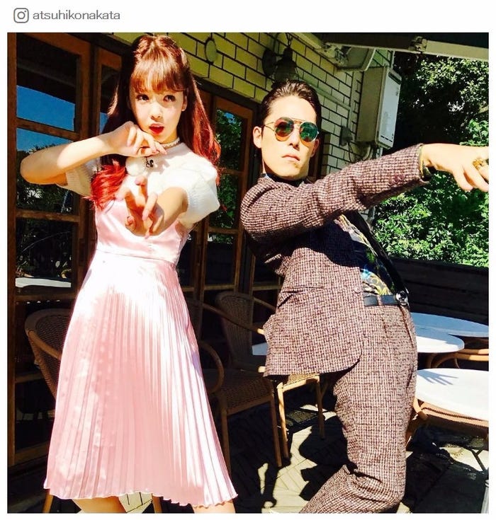 藤田ニコルと/中田敦彦Instagramより