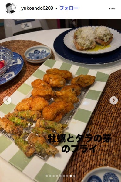 安藤優子Instagramより