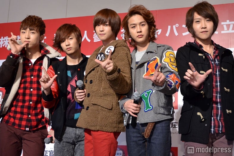 大国男児：左から、ヒョンミン、ジェイ、カラム、インジュン、ミカ