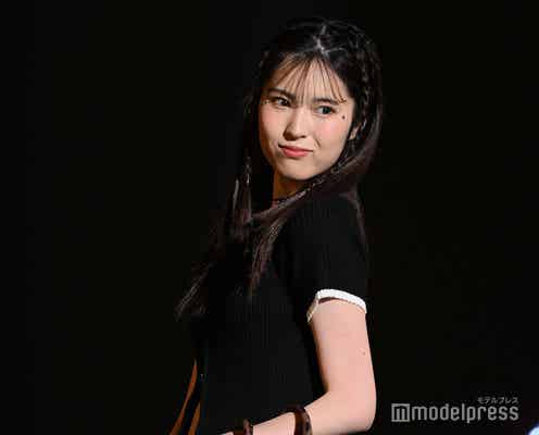 「今日好き」村谷はるな、タイトコーデで美スタイル際立つ サングラス外しがクール【TGC teen 2025 Summer】