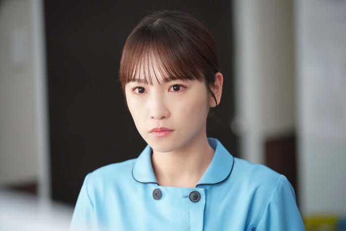川栄李奈「となりのナースエイド」第9話より(C)日本テレビ
