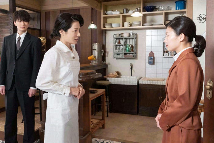 岡田将生、桜井ユキ、伊藤沙莉「虎に翼」第81話(C)NHK