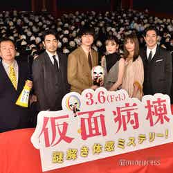 （左から）木村ひさし監督、大谷亮平、坂口健太郎、永野芽郁、内田理央、高嶋政伸（C）モデルプレス