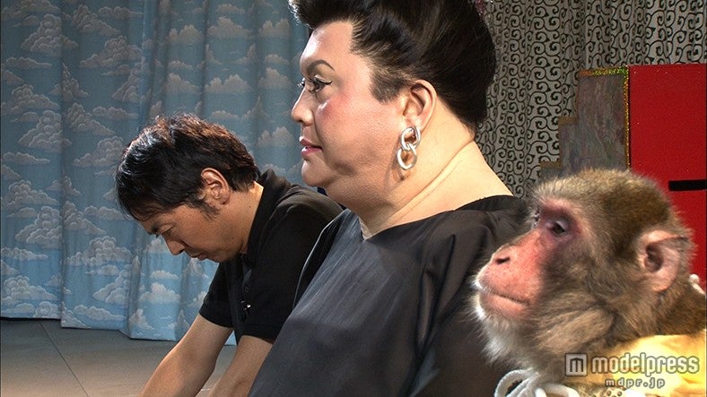 マツコロイド×アンガ田中×猿で世界初の挑戦（C）日本テレビ