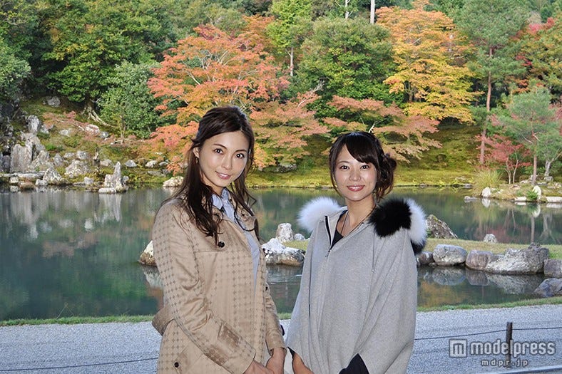 押切もえ、秋の京都で紅葉&絶景を堪能