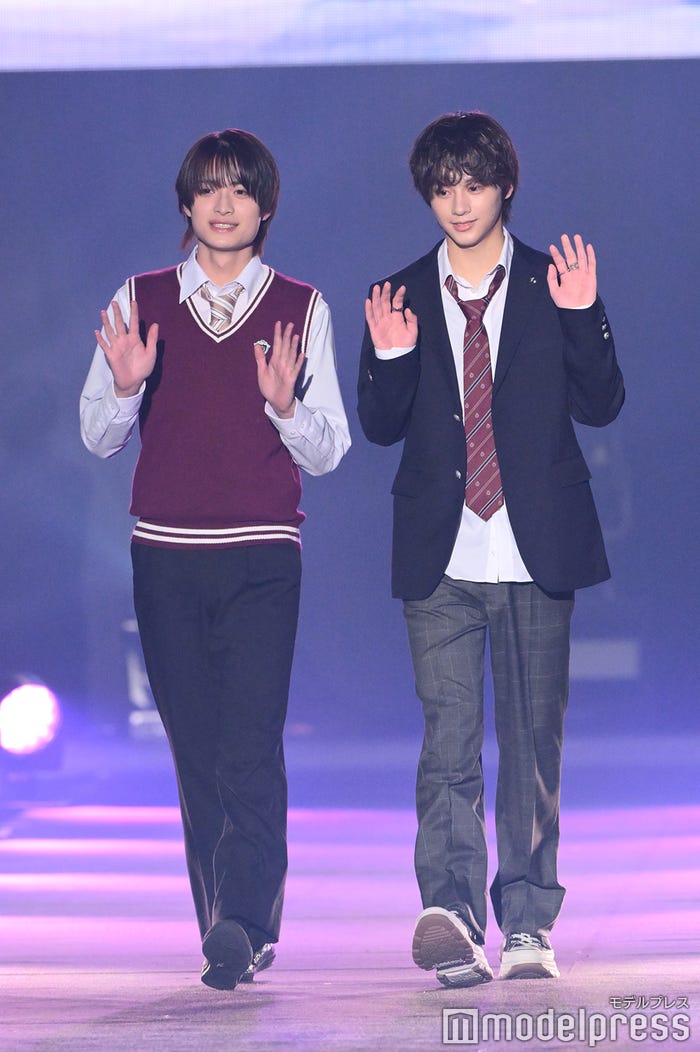 倉⽥琉偉、森本陸⽃(C)モデルプレス