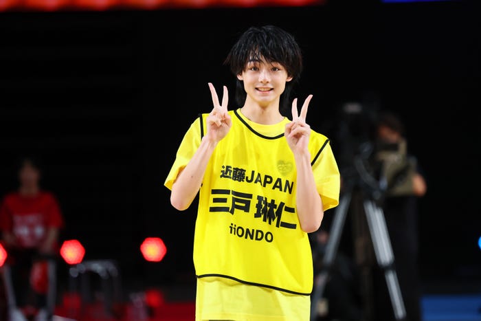 「第6回EBiDAN大運動会」カメラ目線決め顔選手権/三戸琳仁/カメラマン:笹森健一、髙橋定敬(JONZ)