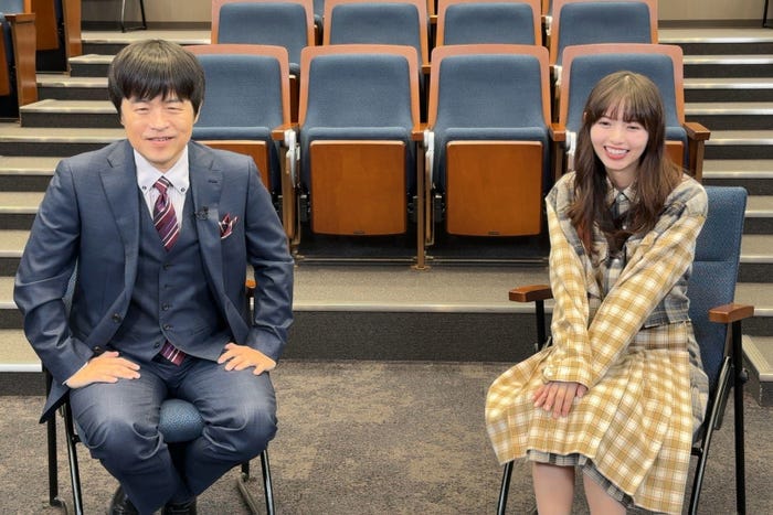 バカリズム、齋藤飛鳥(C)テレビ東京