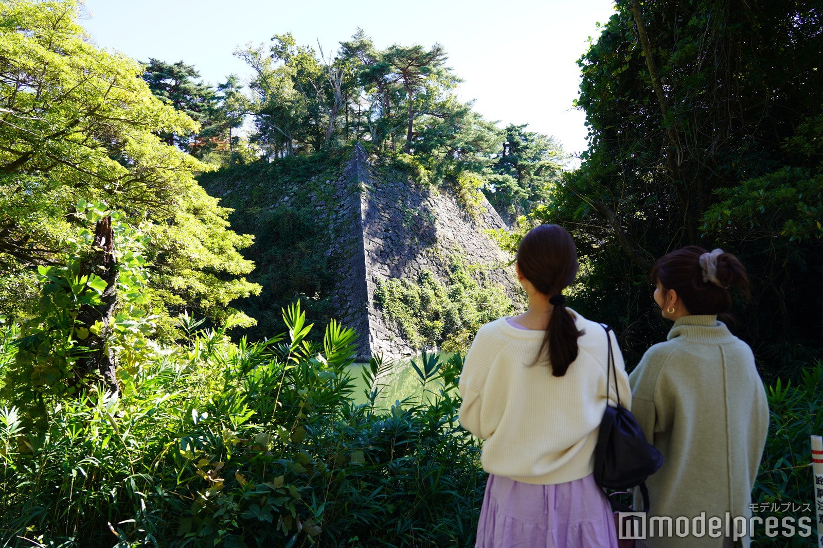 貴重！名物の“ほぼ垂直“な石垣（C）モデルプレス