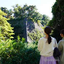 貴重!名物の“ほぼ垂直“な石垣(C)モデルプレス