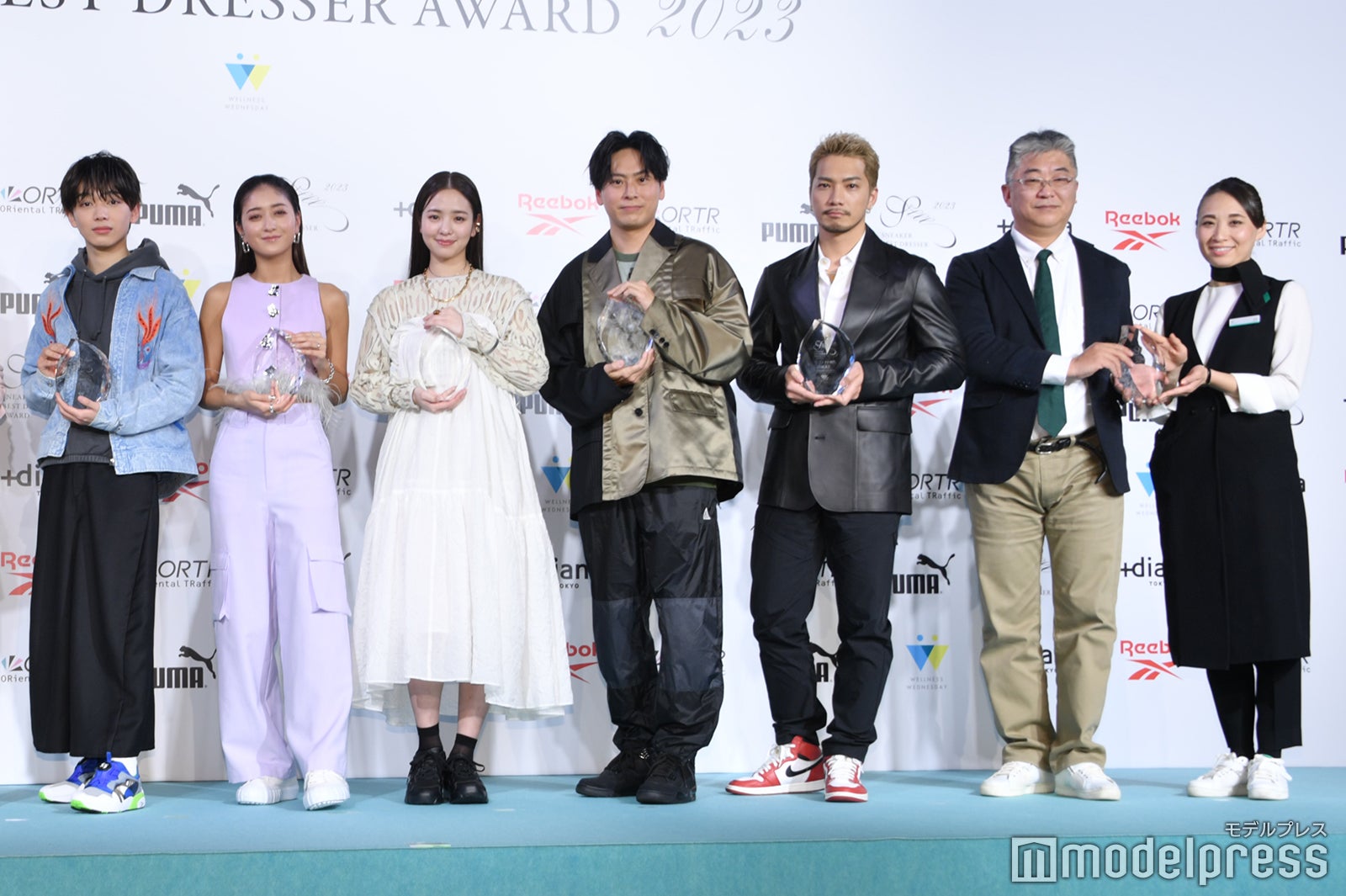 （左から）宮世琉弥、池田美優、横田真悠、山下健二郎、SWAY （C）モデルプレス