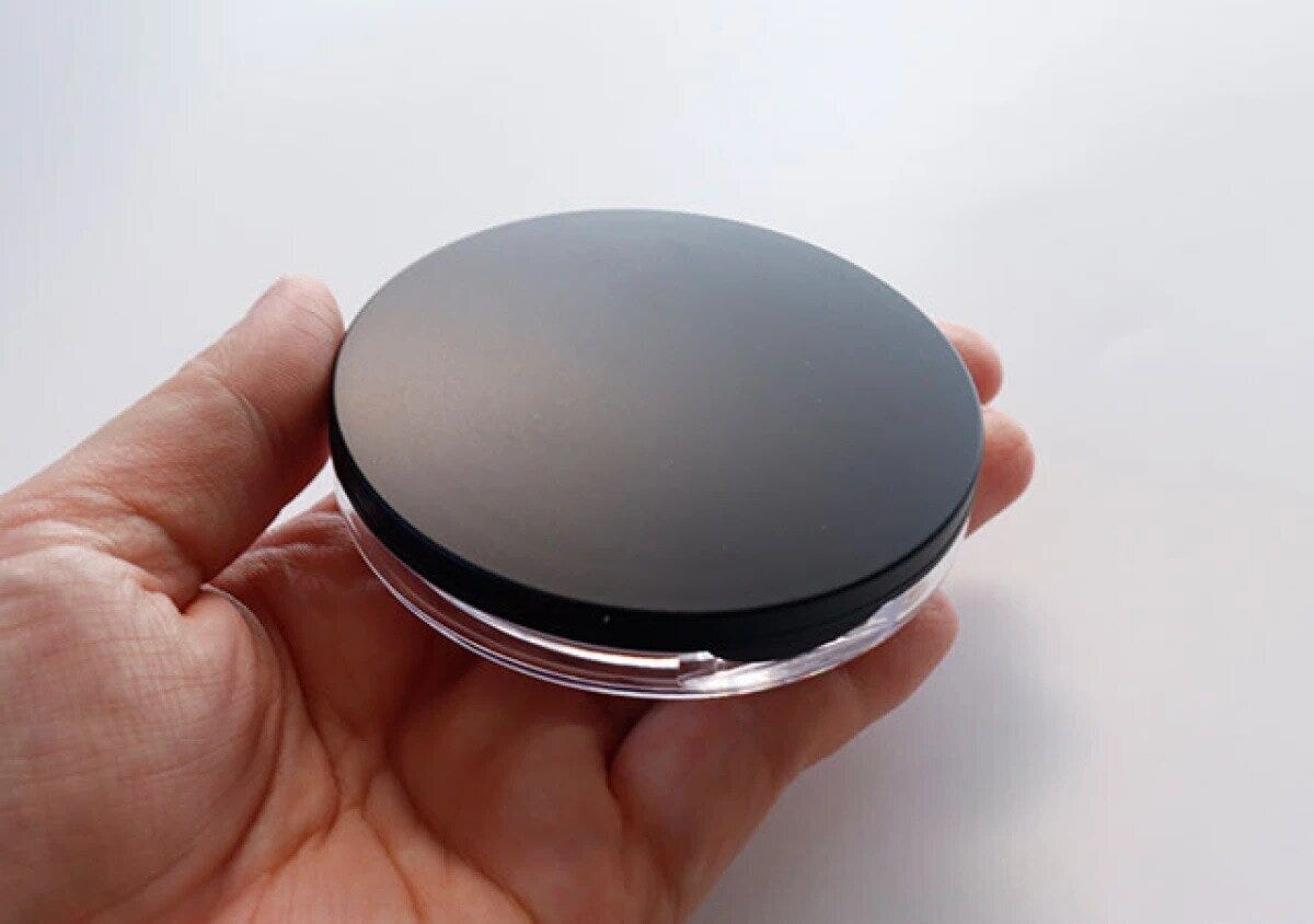 ダイソー ミラー付きパウダーケース パフ1Pセット ダイソー ミラー付きパウダーケース パフ1Pセット