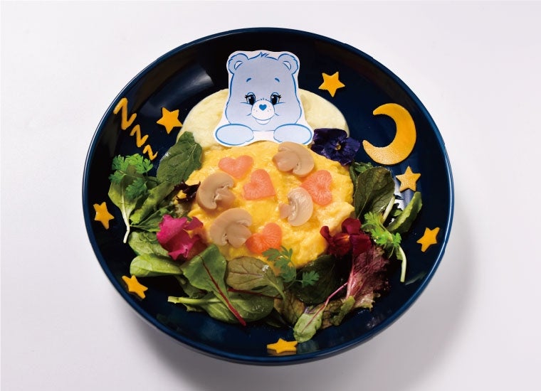 ベッドタイムベアのおやすみオムライス¥1,390（C）2018 Those Characters From Cleveland, Inc.
