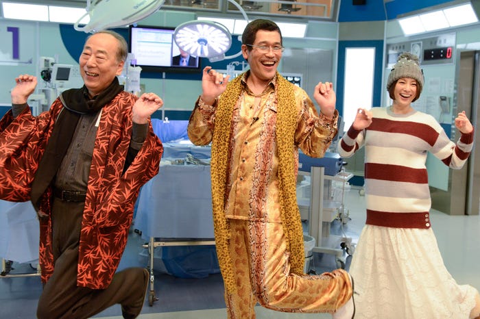 (左から)岸部一徳、米倉涼子、ピコ太郎 (画像提供:テレビ朝日)