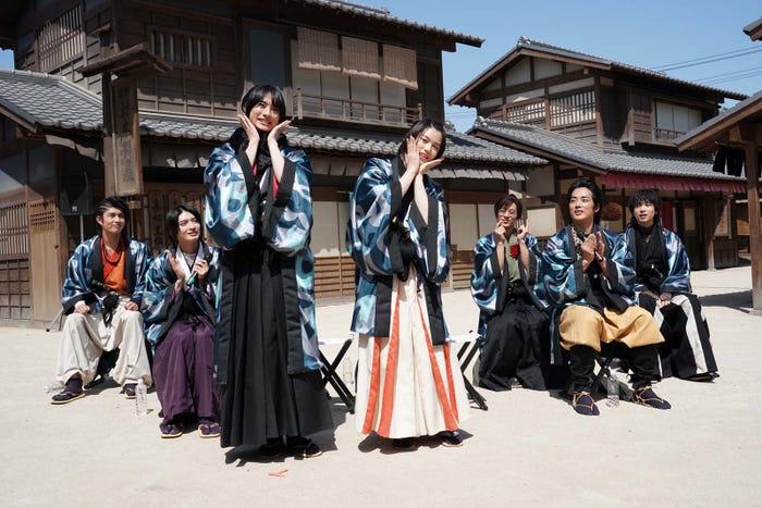 前田拳太郎、奥智哉「君とゆきて咲く~新選組青春録~」記者会見より(C)テレビ朝日