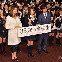 中央左から:片瀬那奈、米倉涼子、溝端淳平