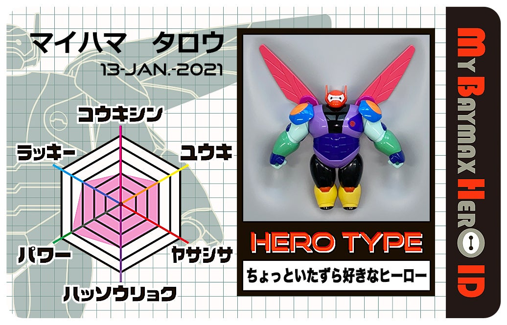 「マイ・ベイマックス・ヒーローID」※イメージ（C）Disney